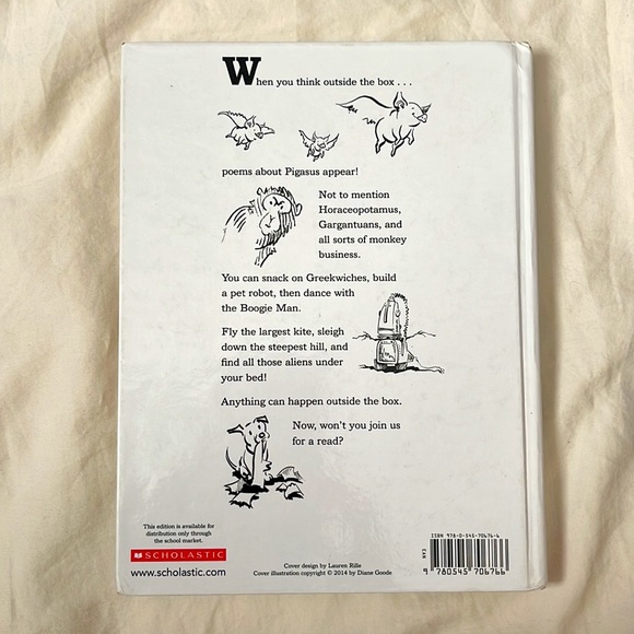 Outside the Box; A book of poems by best-selling author Karma Wilson. Hardcover - Picture 2 of 3